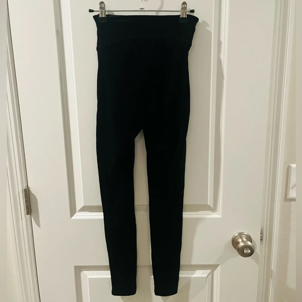 SPANX Black Velvet High-Rise Leggings-holiday party - Picture 9 of 10